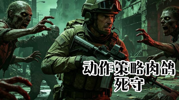 动作策略肉鸽,一人一把枪和我死守丧尸吧。截图