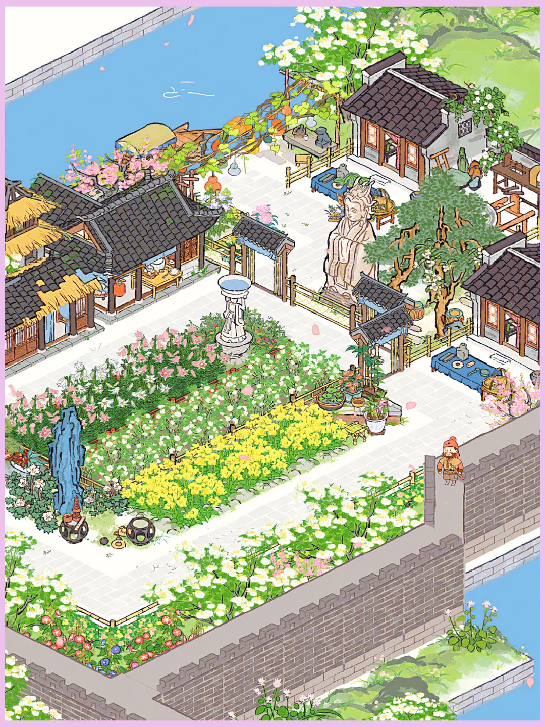 扬州西王母加成雕像布局|香粉厂与玉器工坊 2