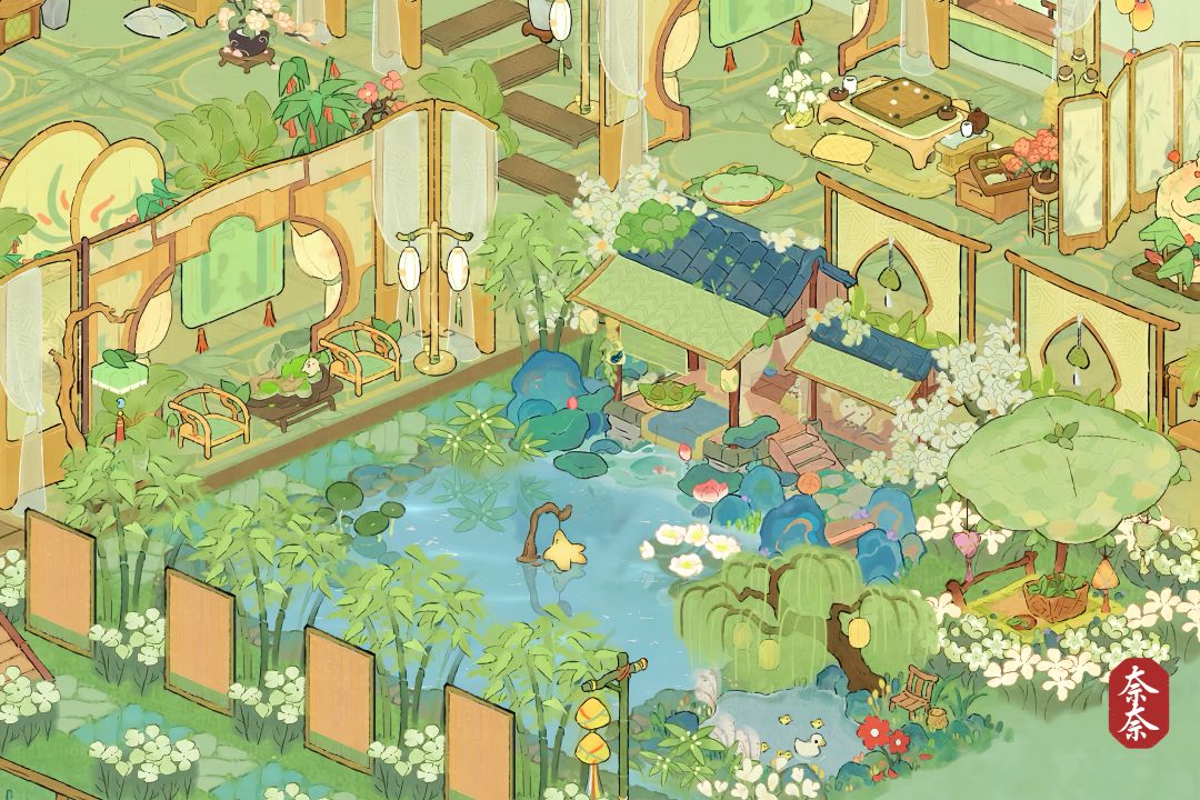 桃源「细雨天井」主屋布局 2