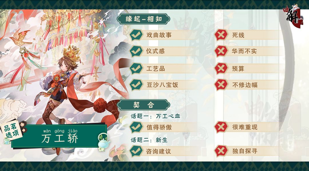 【物华弥新】万工轿、微缩家具品茗选项一览截图