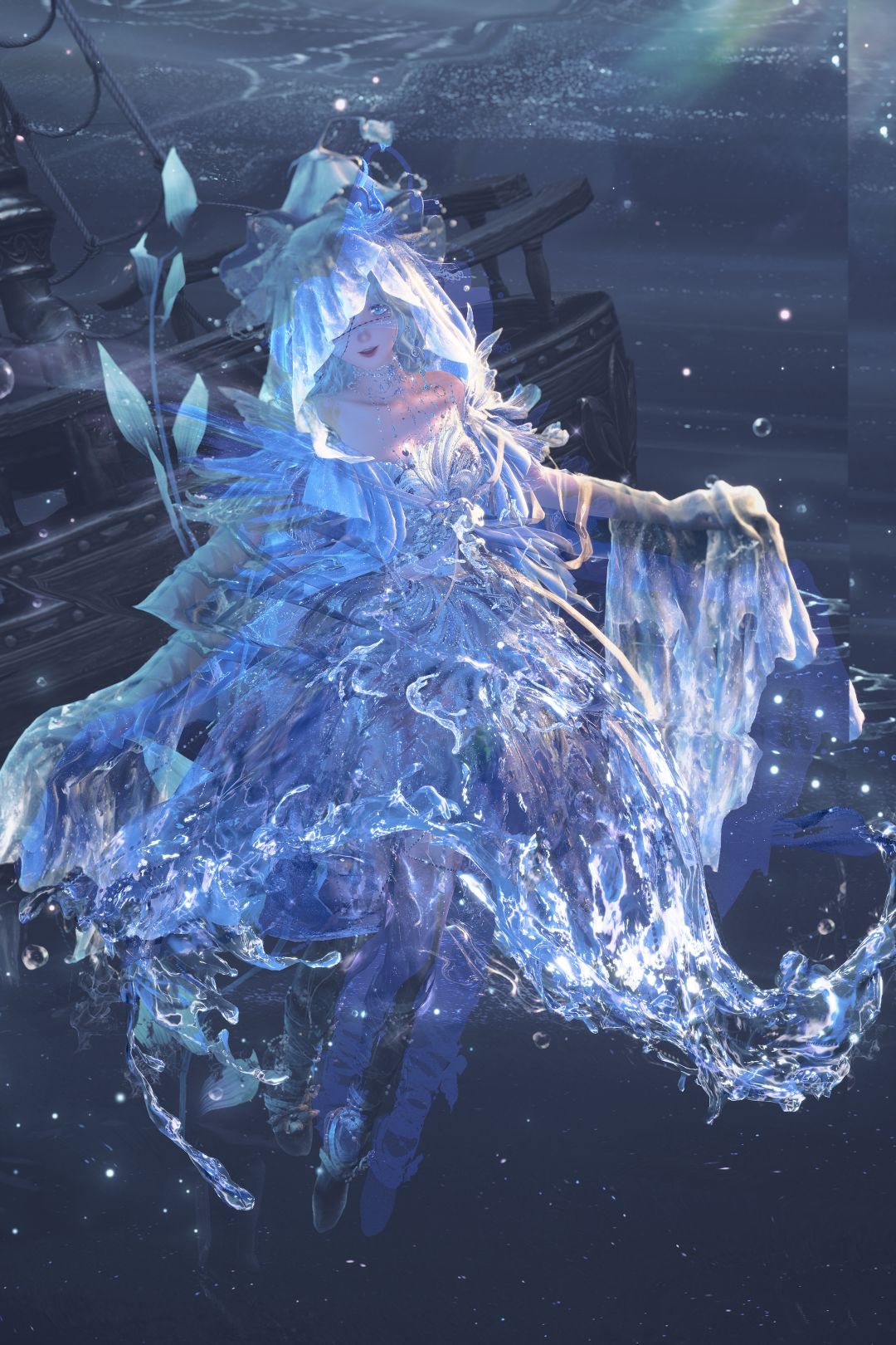 幽灵水母是深海诞生的鬼魅,随水波无声起落 5