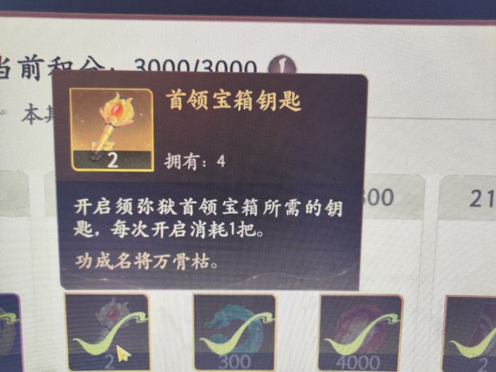求助首领宝箱钥匙问题截图