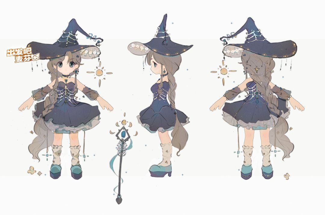 【麦芬时装设计大赛】月食女巫 1