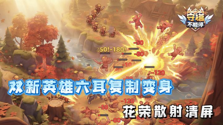 厌倦一套阵容通关?《守塔不能停》新版本不朽英雄六耳猕猴登场!截图