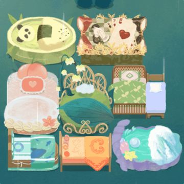 给你们看看我收集的床哈哈哈哈