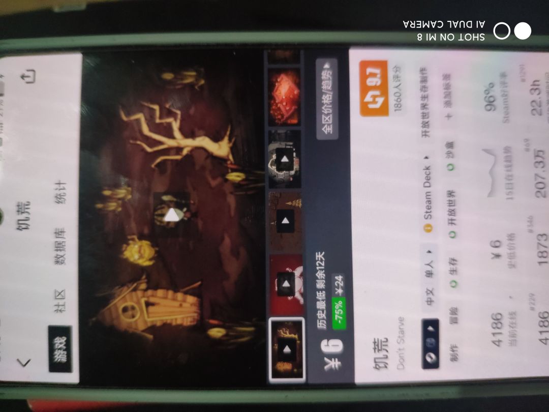 steam上的饥荒系列打折了 2