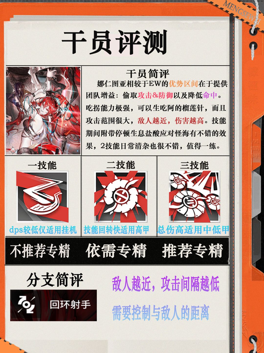干员评测~娜仁图雅:新时代的30W大C❗️ 2