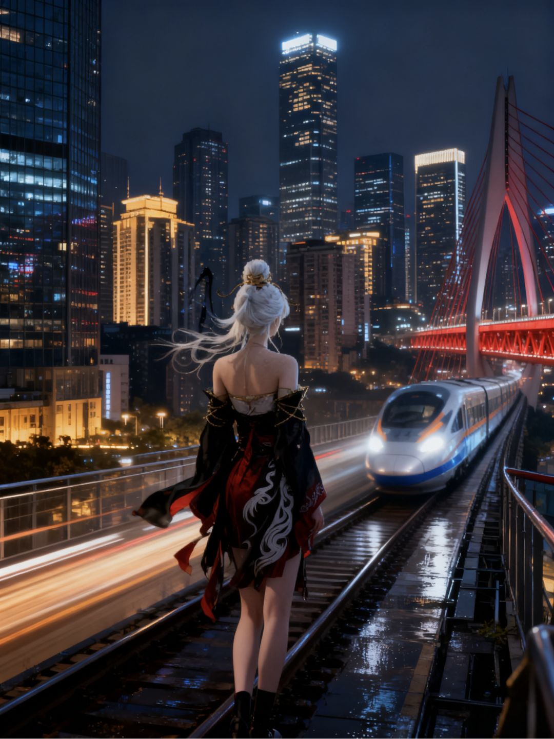 女剑仙,现代社会图组 1