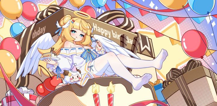 【盲盒派对】芙洛丽亚「祈愿天使」服饰动态展示截图