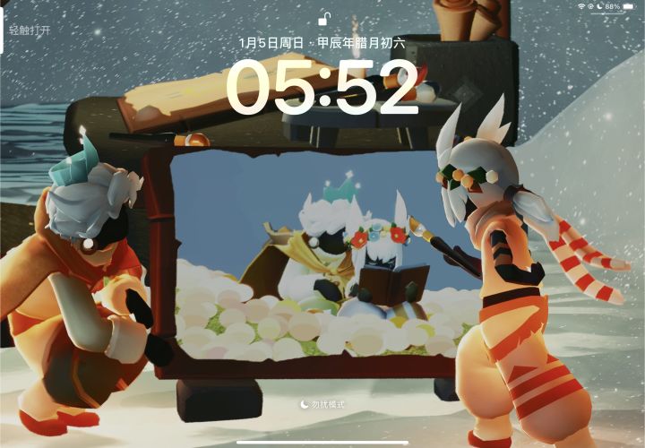 给你们的小画家拍张壁纸吧截图