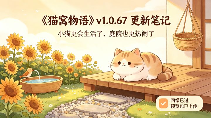 🐱《猫窝物语》v1.0.67 更新笔记|截图