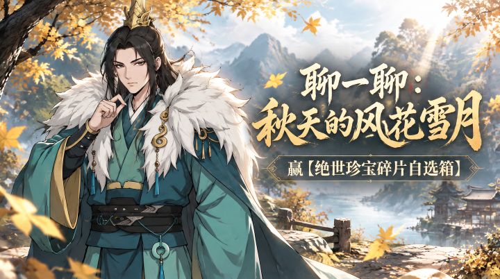 【少年歌行】秋意江湖·风花雪月——绝世珍宝碎片自选等你来拿！截图