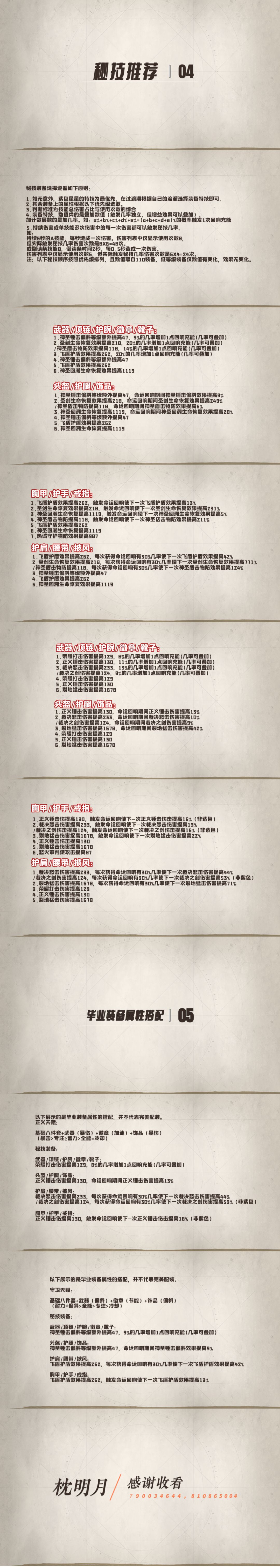 塔瑞斯世界全职业配装系列-骑士（长图） 2