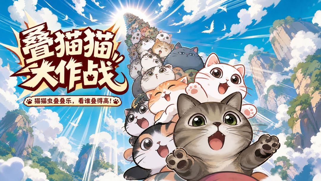 【游戏上新】自荐 《叠猫猫大作战》超上头超有趣的小游戏！截图