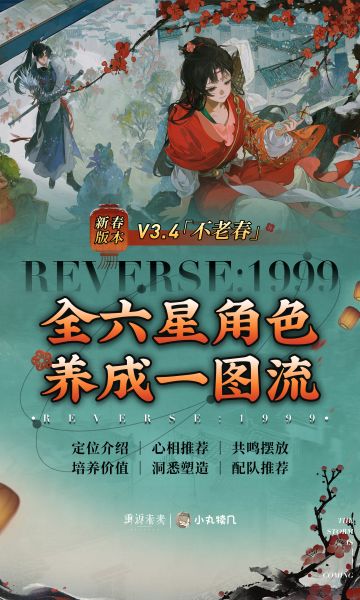 V3.4版本更新『全6星角色养成一图流』