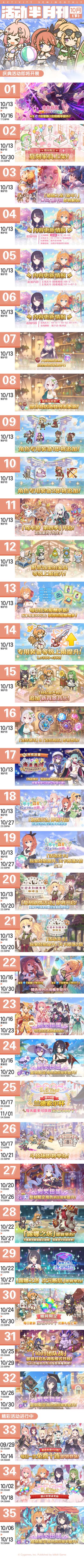 十月下旬常规活动开展预告