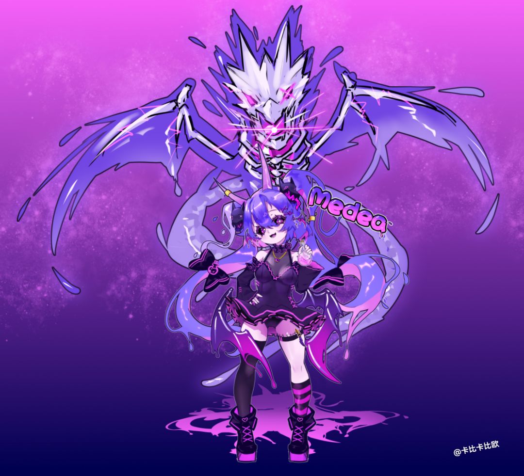 画个Medea(*`へ´*) / 3