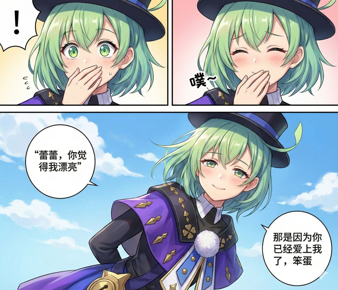 【阿尔玛x蕾蕾】套了一下qq群的ai提示词 1
