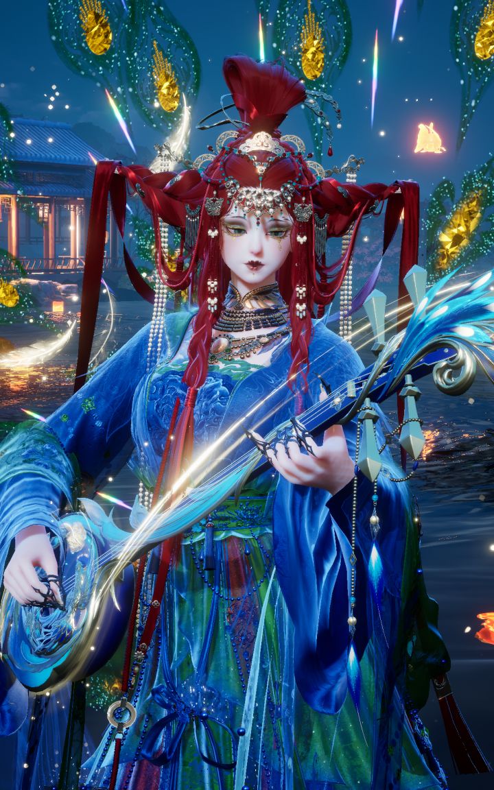 搭了随机染色的嫦娥裙截图