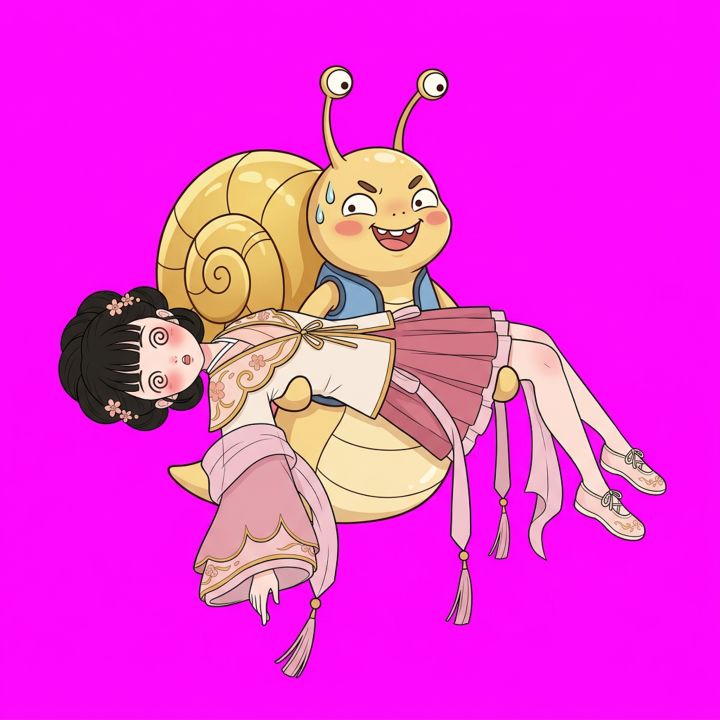 古有嘎子偷狗,今有蜗牛偷妹截图