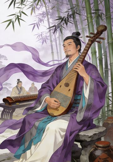DIY 阮咸 ［竹林七贤］