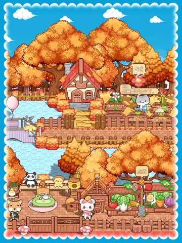 🍂又是被可爱村秋日氛围治愈的一天~