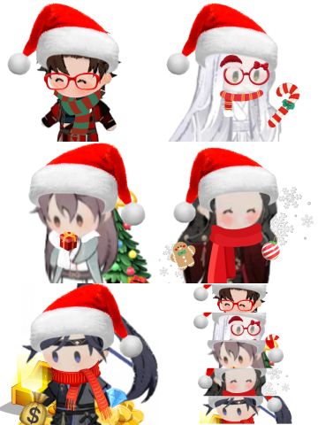 代号鸢✖️全男主｜圣诞心纸君头像🎄