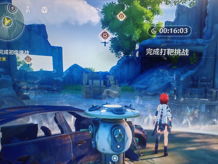 大佬们,这个打靶挑战怎么玩?人物打不到啊截图
