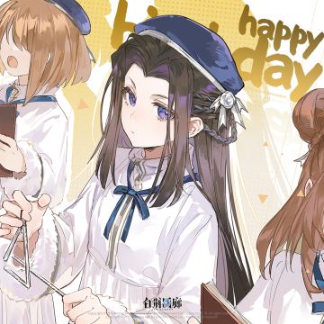 ◆ 0 7 2 8 ◆
◆ 云 无 月 生 日 快 乐 ◆
「叮、叮叮——」
「我们的小三角铁演奏家怎么一个人在这里？」
「伊丽莎白？不是说要明天才能回来？」
「我不希望错过你重要的庆祝时刻。亲爱的，生日快乐。」
「谢谢，你赶回来我已经很开心了。」
「怎么样，参加集体活动的感觉不算坏，对么？」
「嗯，虽然他们都说这是份不起眼的工作，但我……很喜欢。」
「我也是，因为我听见你发出了很动听的“声音”。