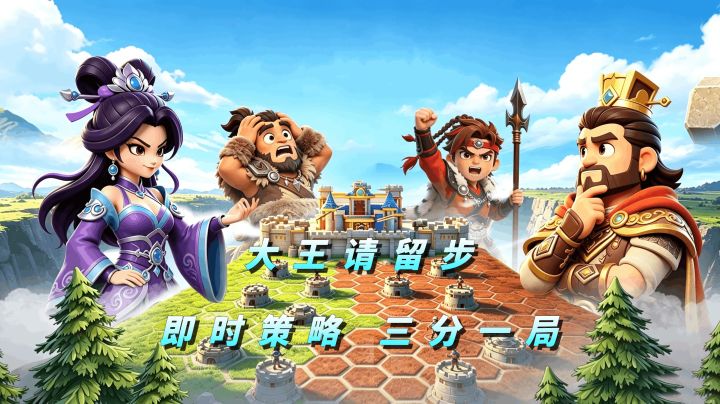 运气和策略都很重要!三分钟一局极速战略!【大王请留步】截图