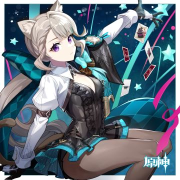 琳妮特生日快乐｜天气很晴朗，正适合进行露天魔术表演。