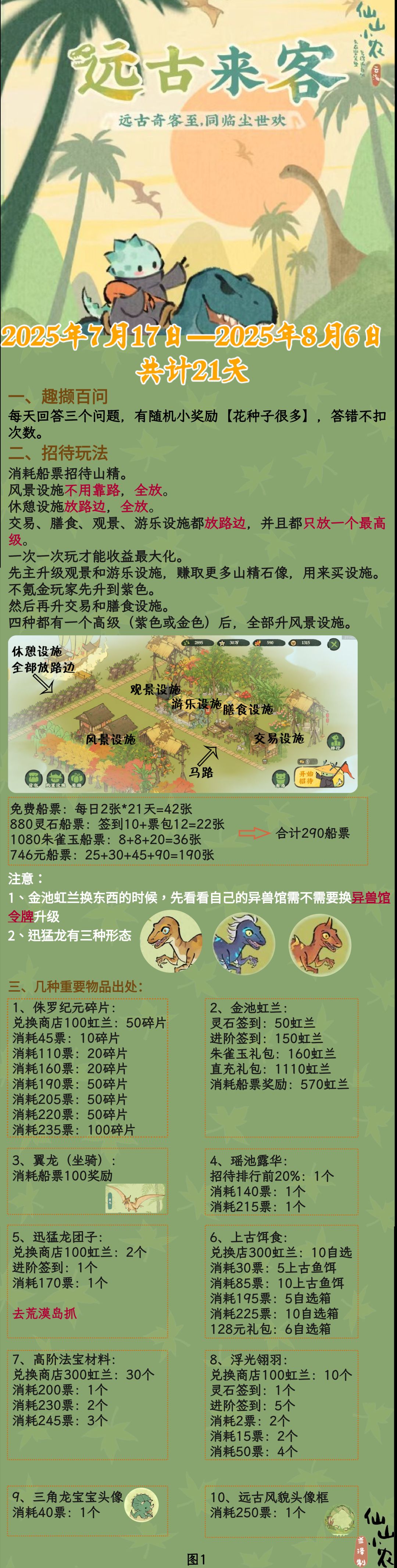 远古来客【山精游幸】活动攻略2.0截图