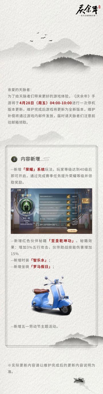 【公告】4月28日停机维护公告