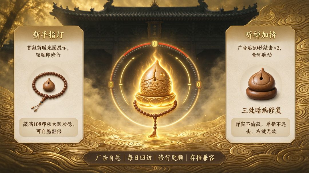 v1.4.0新手有灯,每日有课,功德能翻倍 🪵✨ 2
