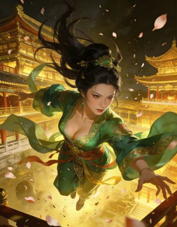 DIY 绿珠[金谷坠楼]