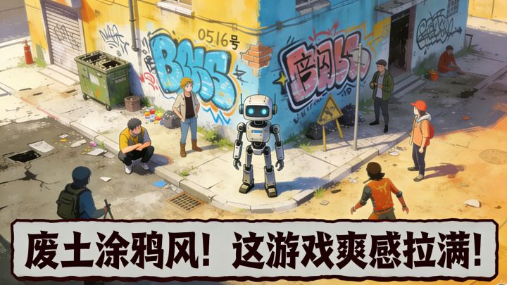 魔音贯耳❗废土冒险箱庭世界✨手动战斗爽感拉满❗截图