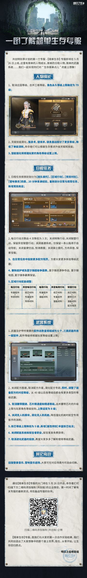 三分钟，让你快速了解“简单生存专服”！