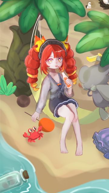 海风和汽水，才是夏天的快乐标配！
炎炎夏至，不如和小厨娘一起去翡翠海岸吹吹风吧~
（图片来自勇士 @小淘气w ）