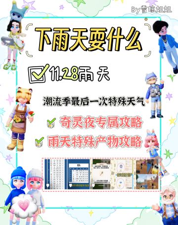 11.28雨天来了！最后一次机会抓幽幽蛙紫紫