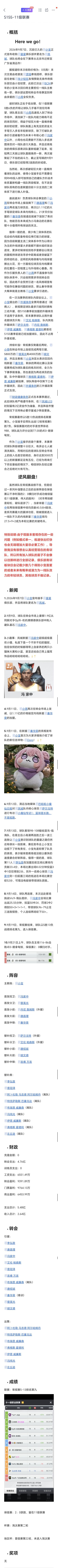 凤城S155赛季记事! 1