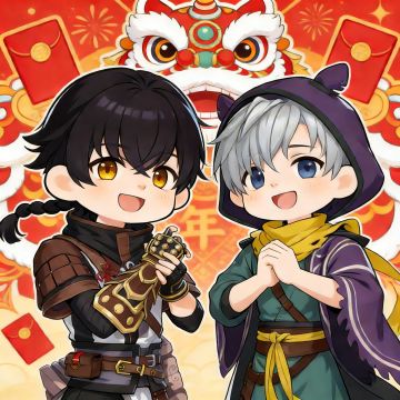 剑之川的朋友们，新年快乐！