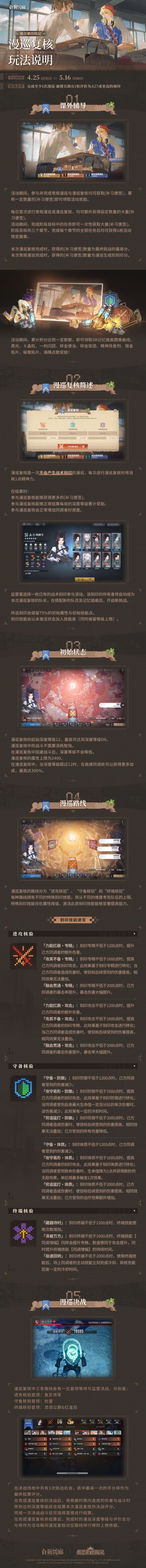 玩法说明 | 限时活动玩法「漫巡复核」即将上线！