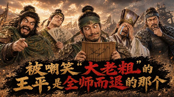 被嘲笑 大老粗 的王平,是全师而退的那个截图