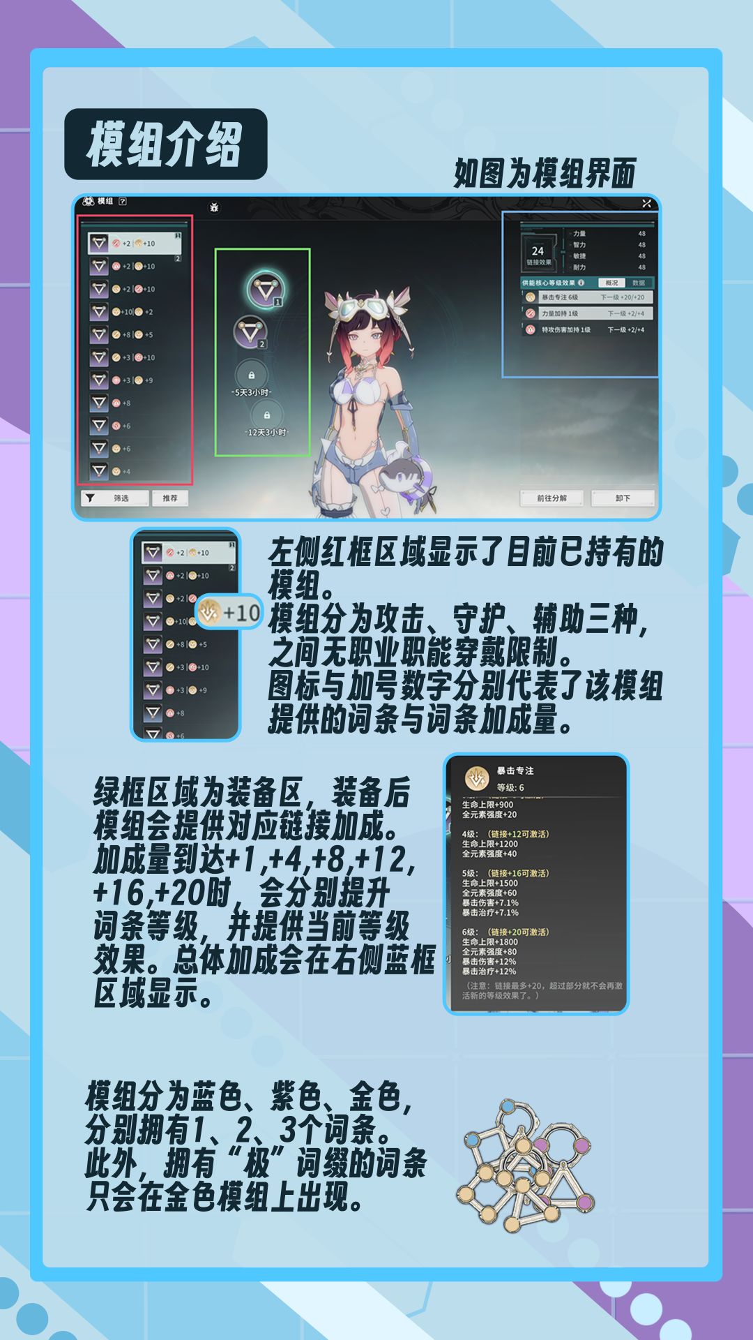 【星痕共鸣】公测入坑指南-模组介绍 2