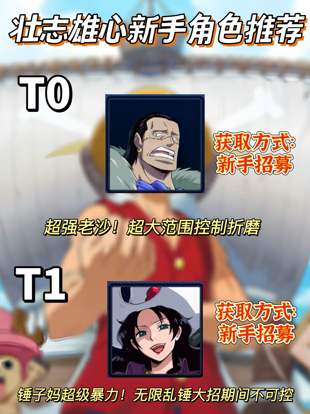 航海王壮志雄心|公测角色强度排行一览 3