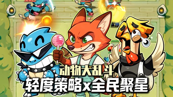 动物大乱斗→轻度策略自走棋,全面聚星!!截图