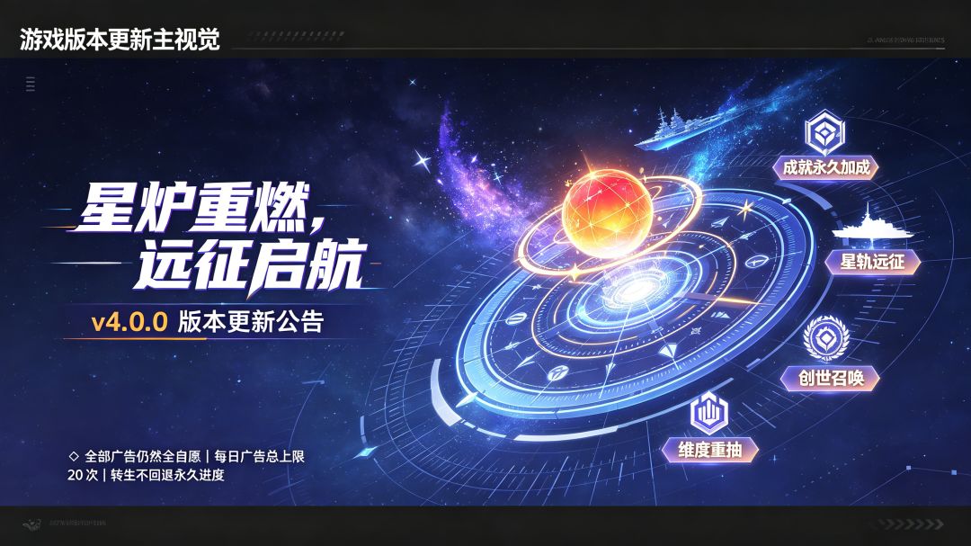 《星轨纪元》v4.0.0 版本更新: 1