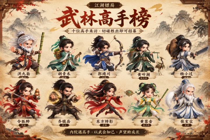 《江湖镖局》新增武林高手切磋!截图