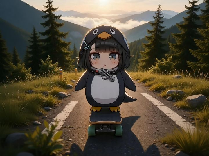 长板速降企鹅秀(´⊙ω⊙`)咕咕嘎嘎番外截图