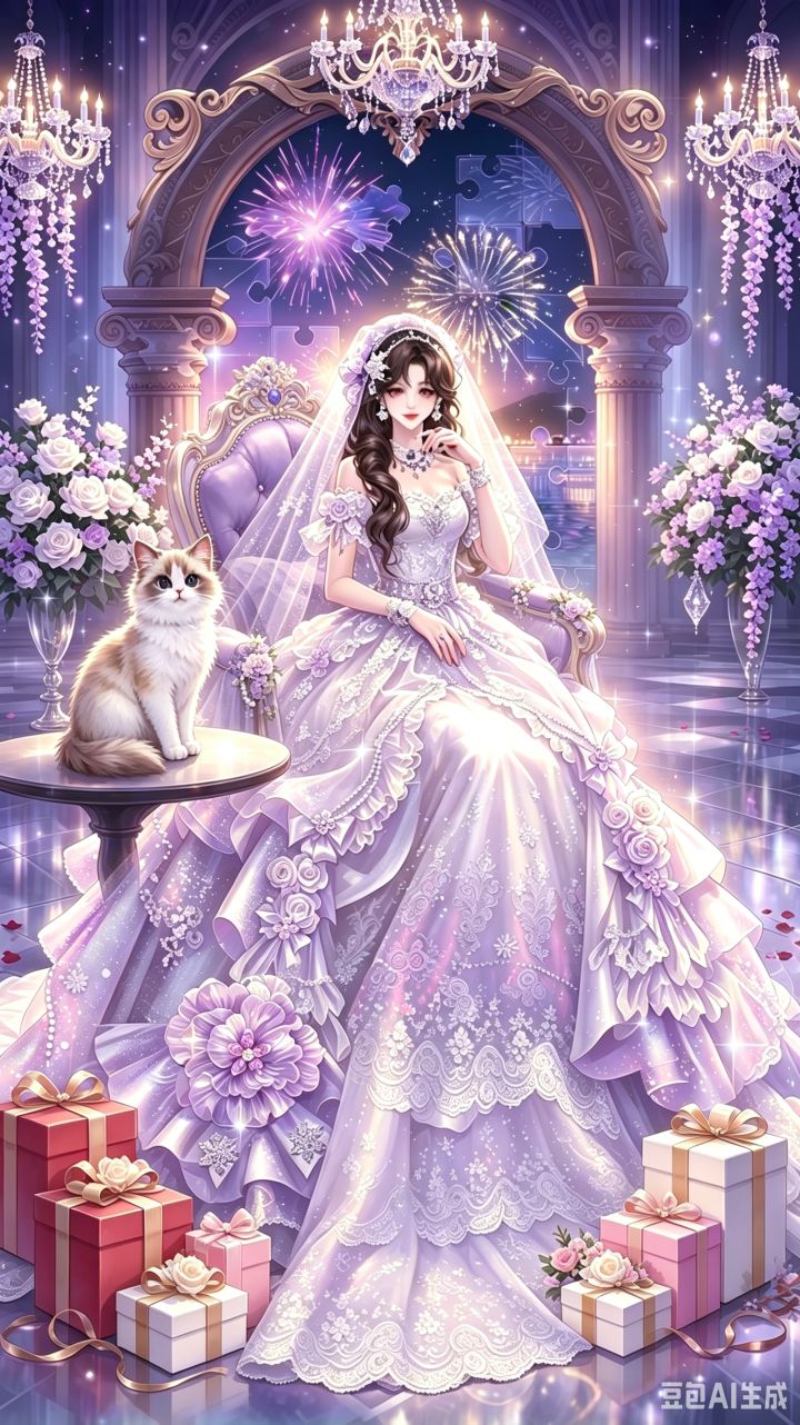 AI绘制——花嫁系列（二）截图